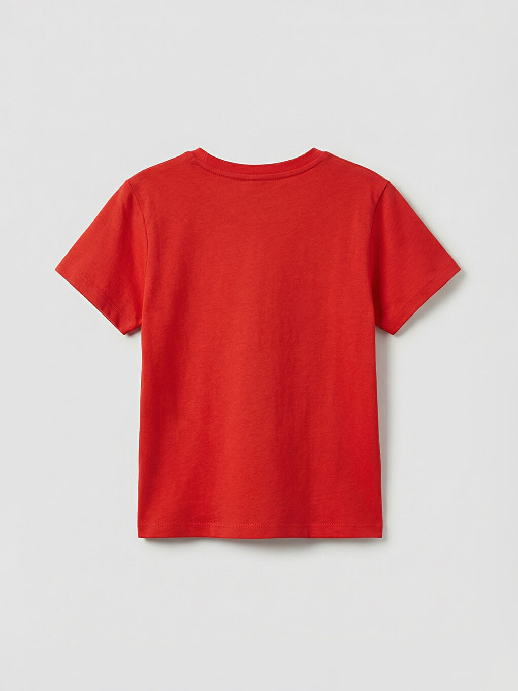 Kırmızı Bisiklet Yaka Kız Çocuk Tişört-1