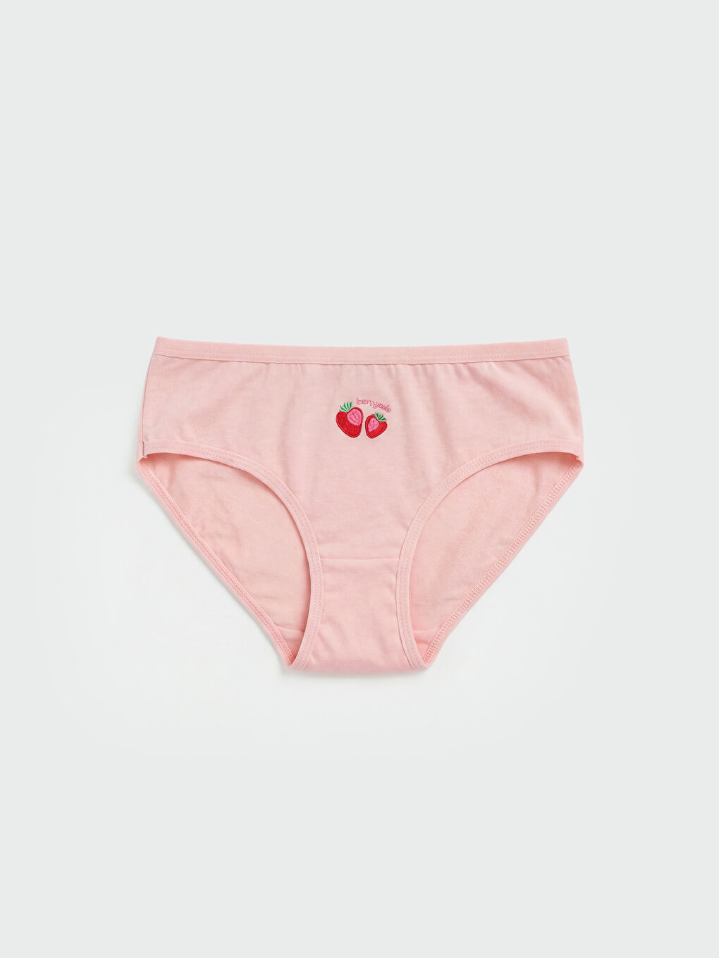 Pembe Desenli Kız Çocuk Külot 3'lü-1