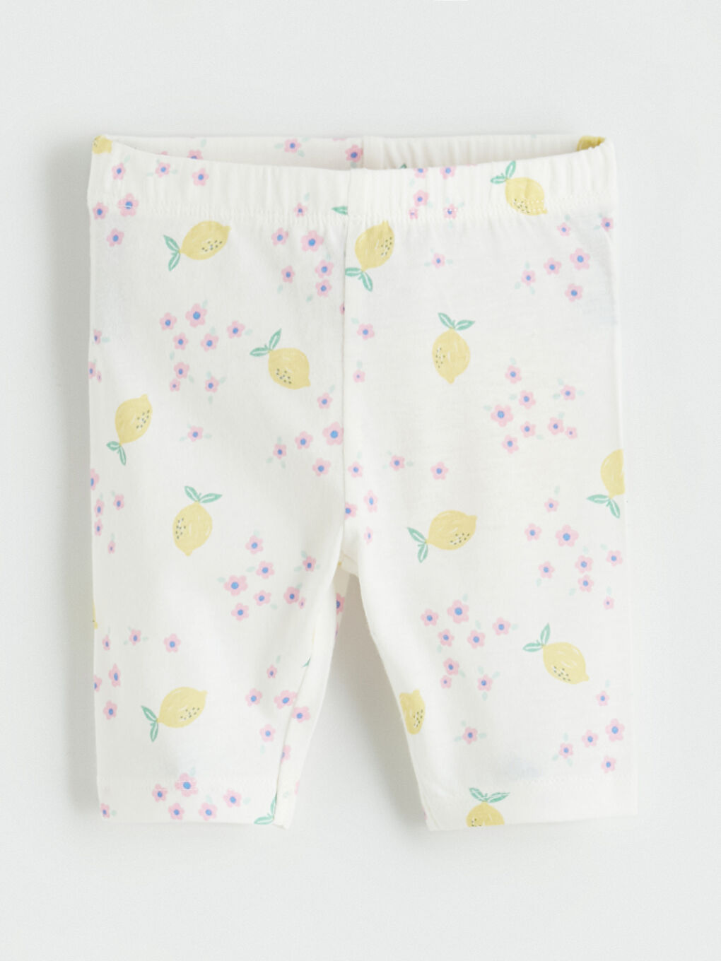 Ekru Kız Bebek Şort 3'lü-1