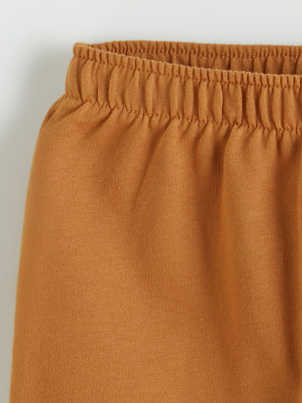 Bej Beli Lastikli Erkek Bebek Şort 2'li-2