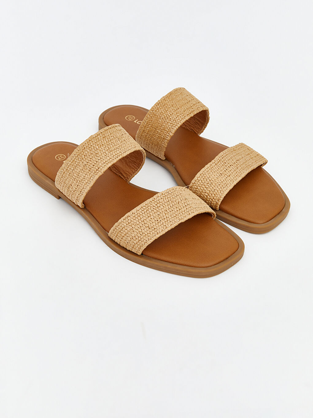 Rattan Strap Women's Sliders