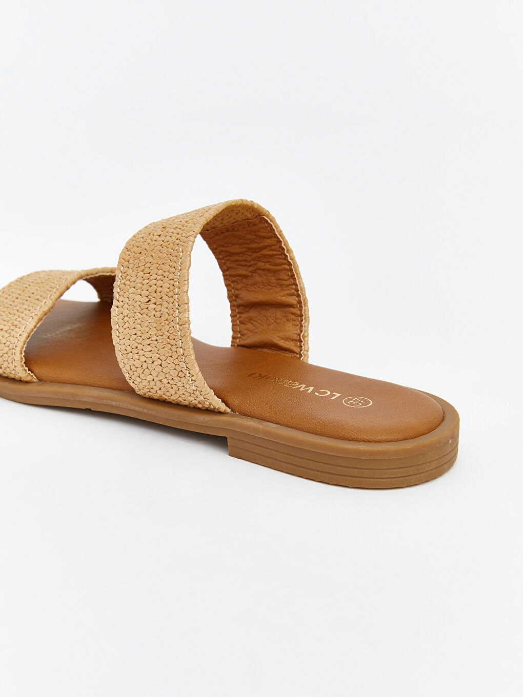 Rattan Strap Women's Sliders-4