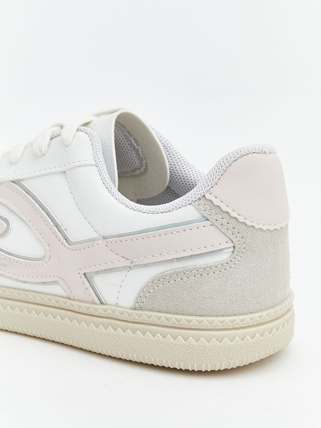 Beyaz Bağcıklı Kız Çocuk Spor Ayakkabı-4