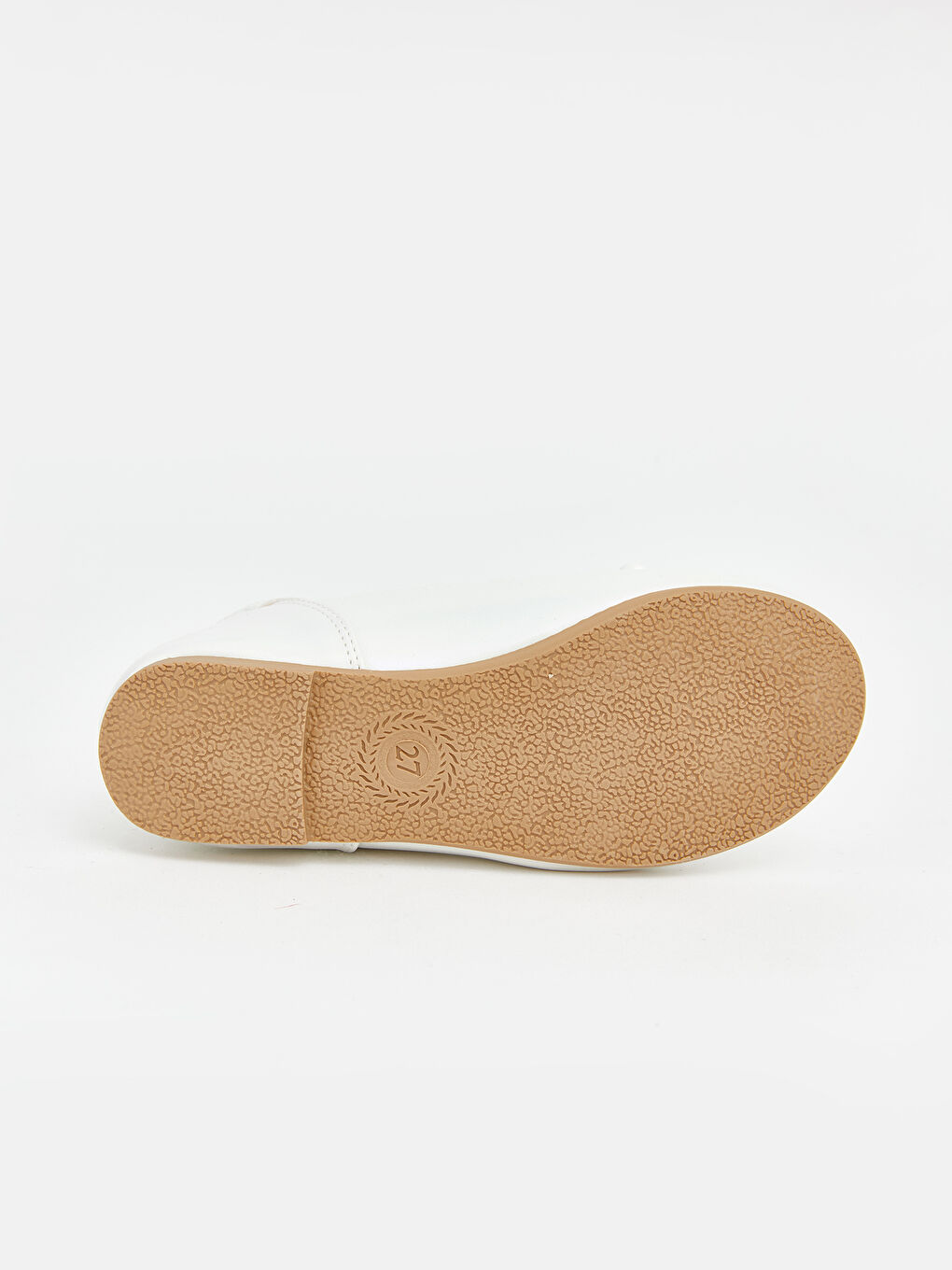 Beyaz Fiyonk Detaylı Kız Bebek Babet-3