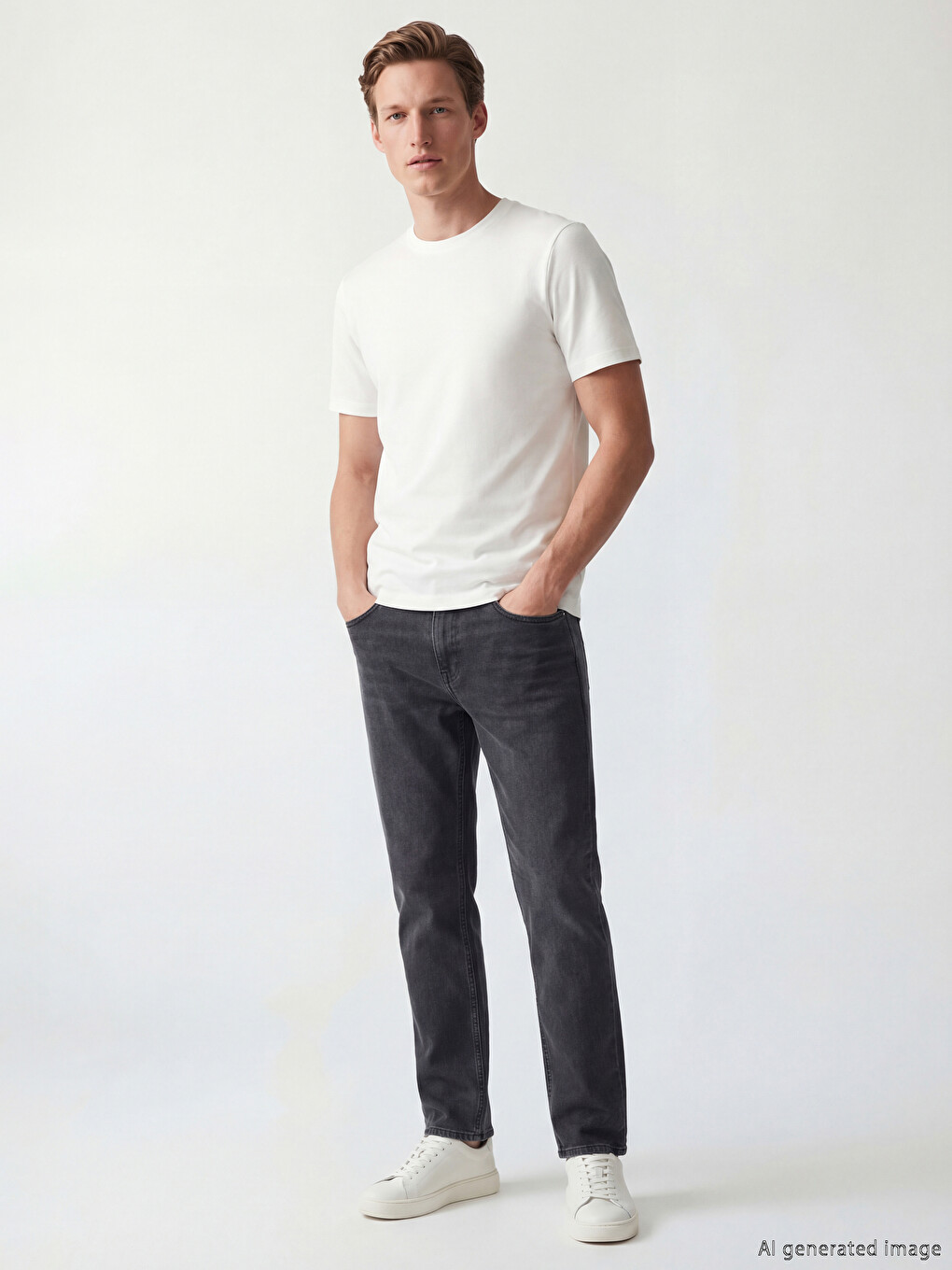 Crew Neck Men's T-shirt-2