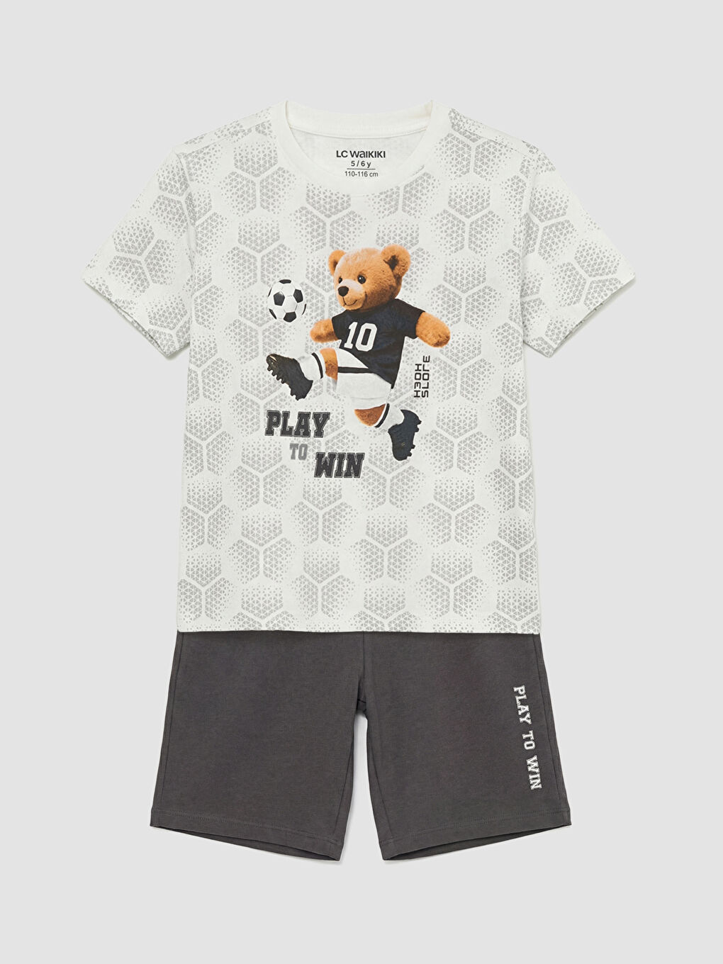 Boy WHITE Shortie Pyjama Set