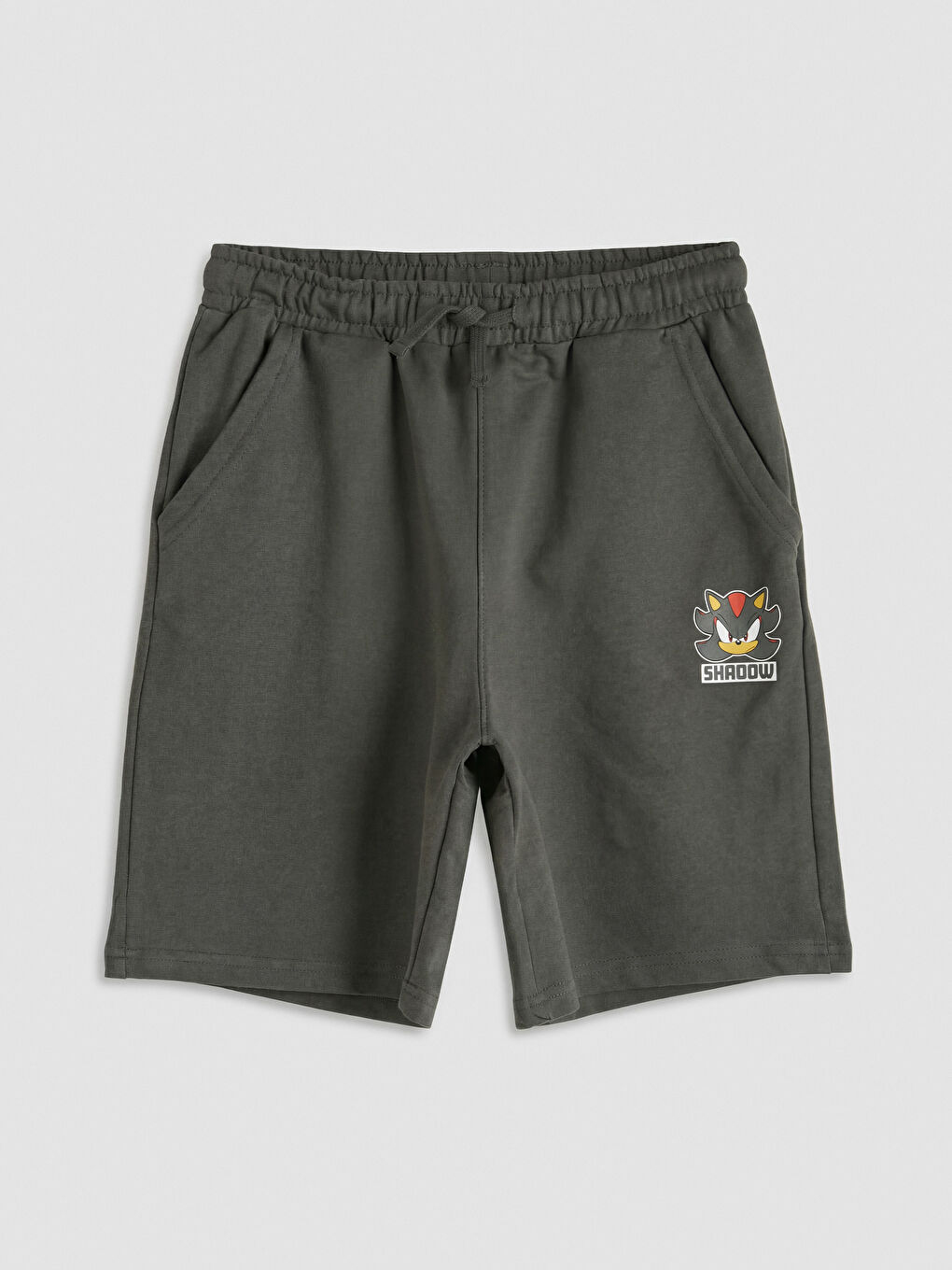 Kırmızı Sonic Baskılı Erkek Çocuk Tişört ve Şort-2