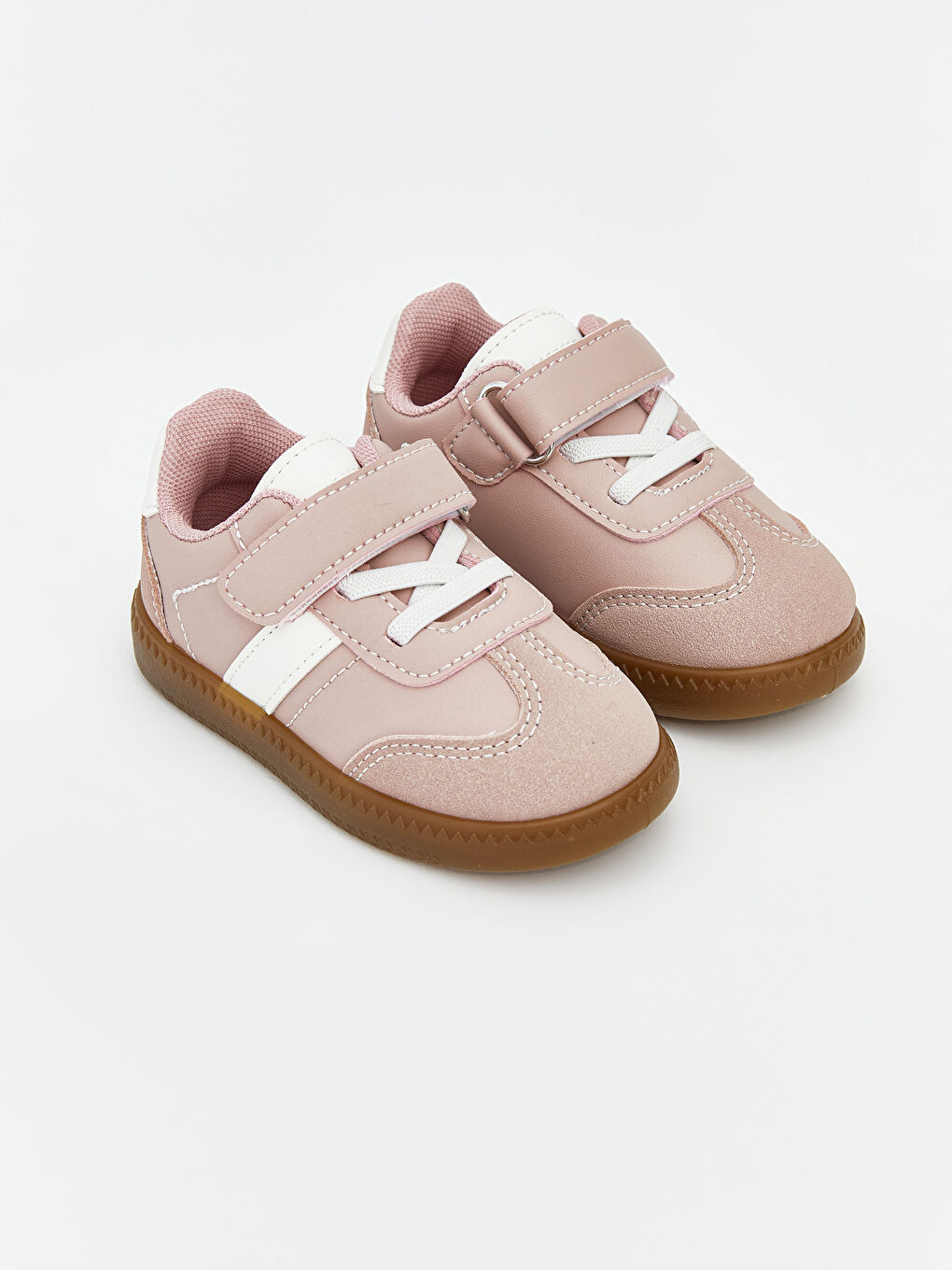 Suede-Look Baby Girl Sneakers