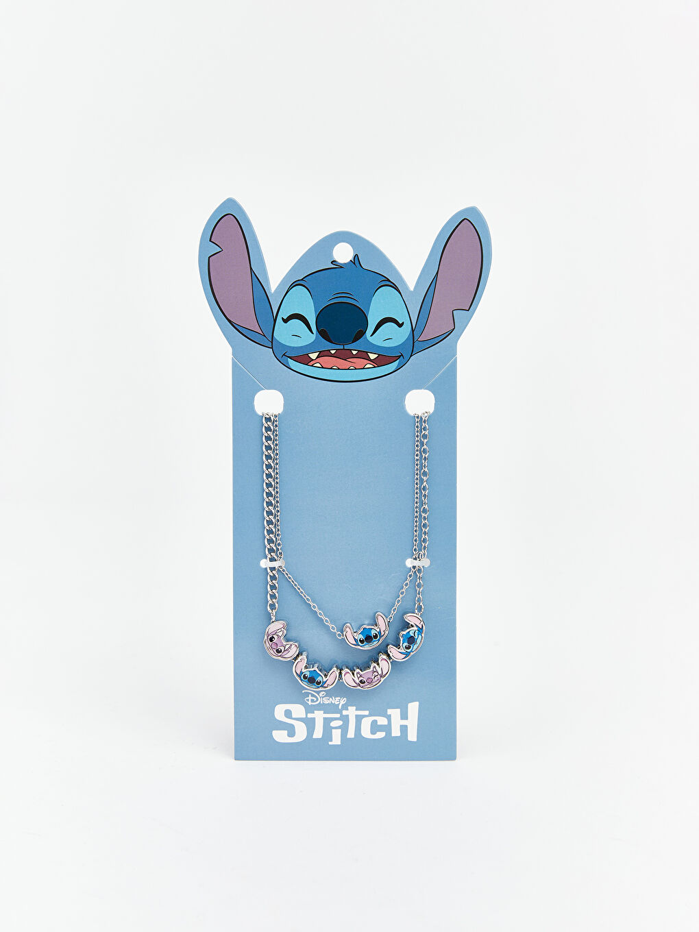 Karışık Stitch Figürlü Kız Çocuk Kolye