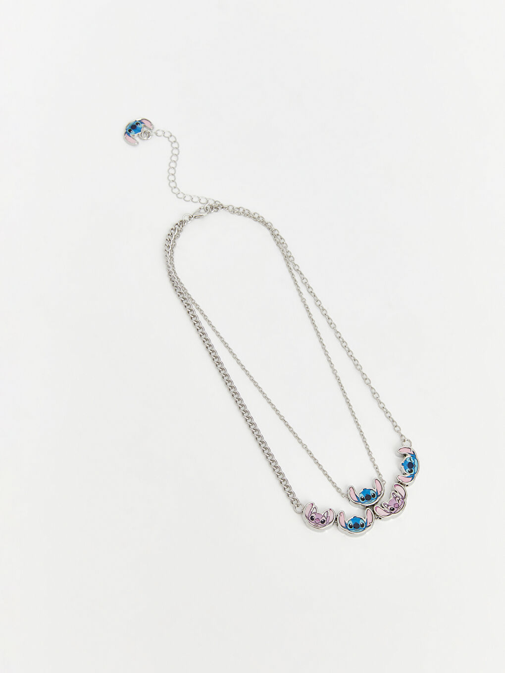 Karışık Stitch Figürlü Kız Çocuk Kolye-1