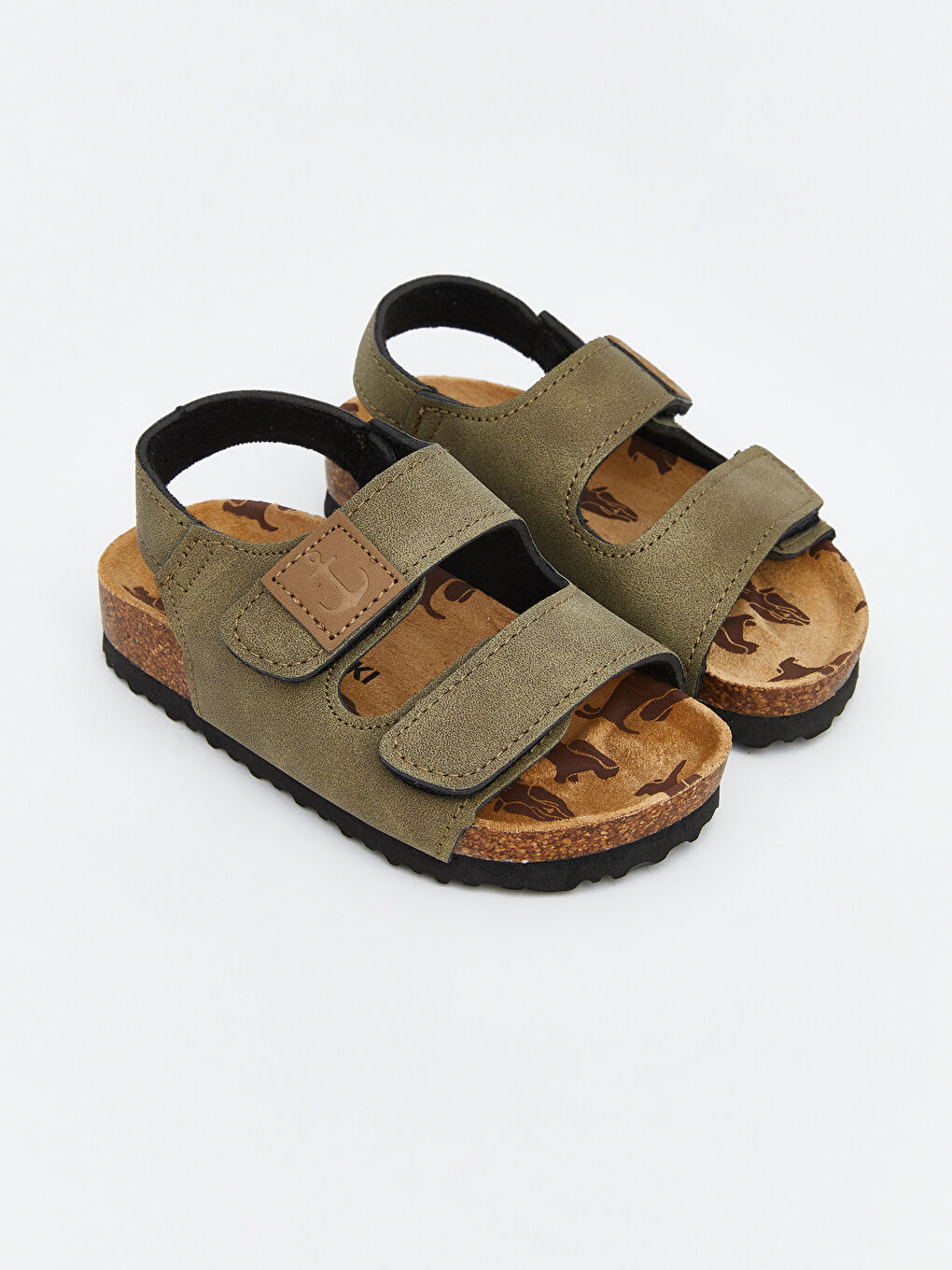 Малыши мальчики Хаки Сандалии