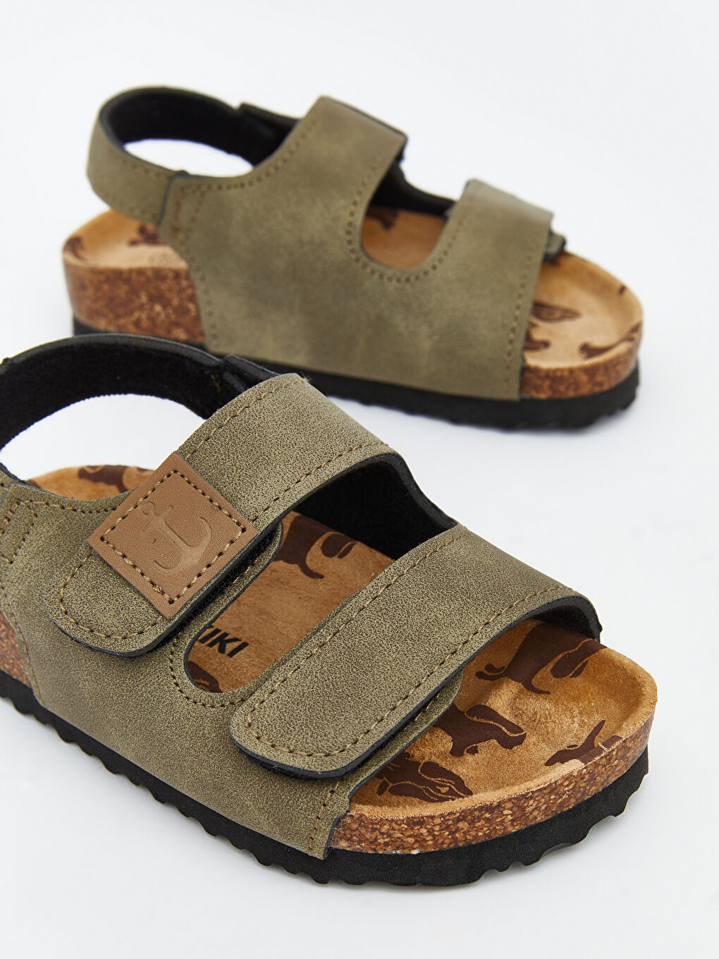 Малыши мальчики Хаки Сандалии-2
