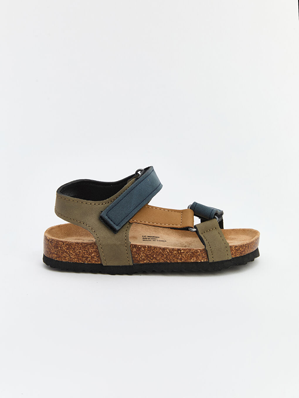 صنادل الأولاد بلوك ديال الألوان بلصق الفيلكرو-1