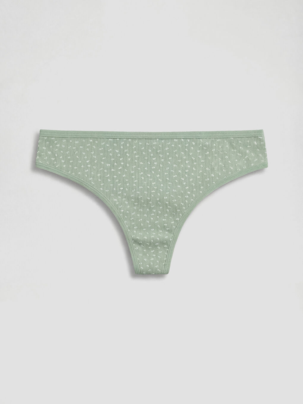 Yeşil Desenli Tanga Külot 3'lü-2