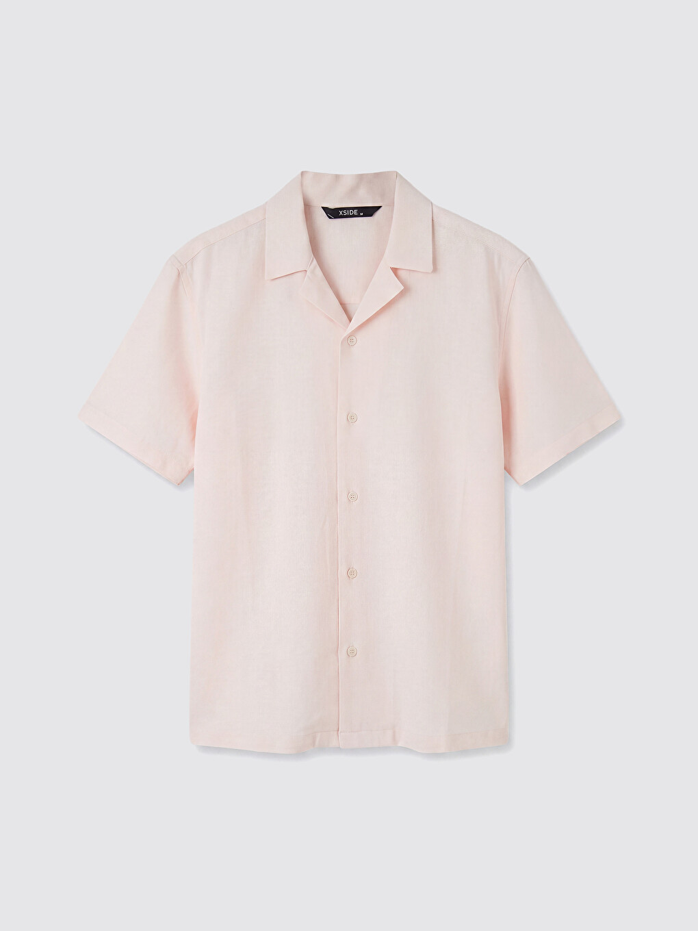 Regular Fit Linen-look Men's Shirt-4