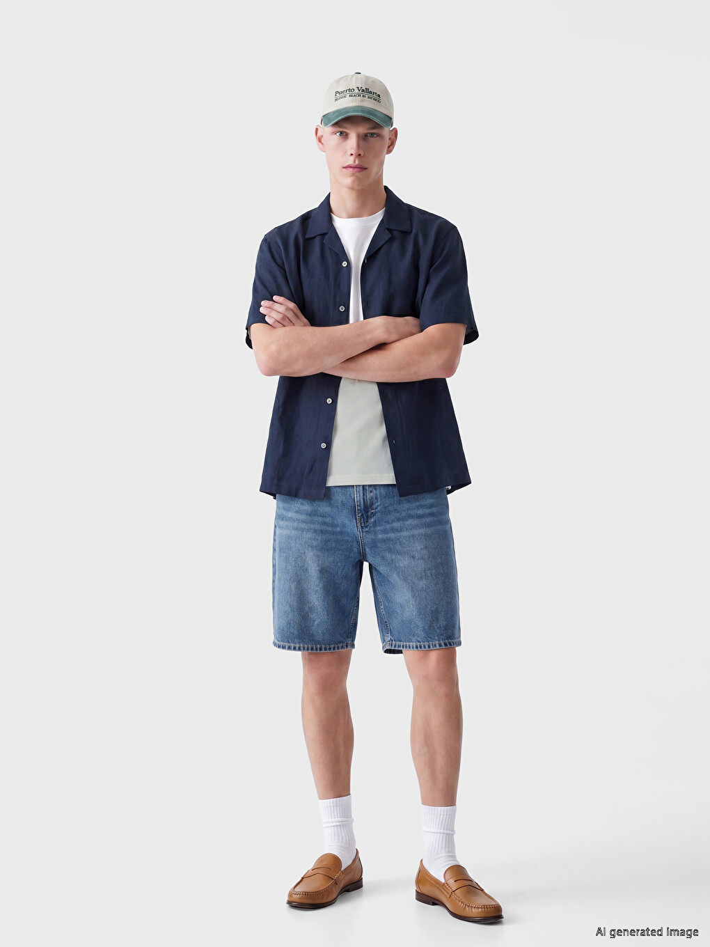 Man Navy Shirt-1