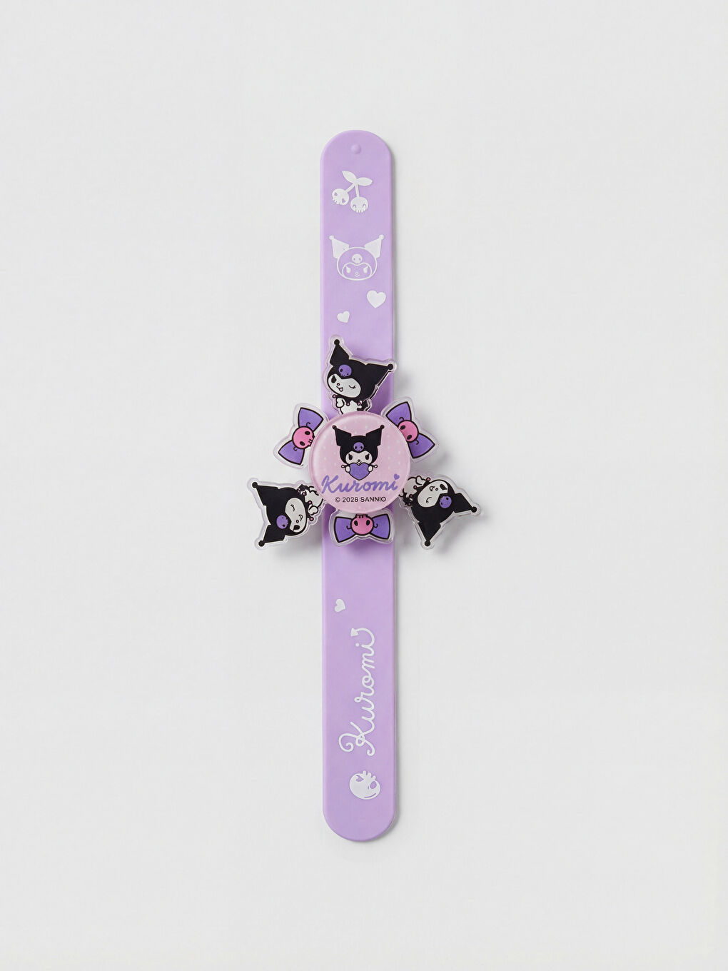 Karışık Kuromi Baskılı Dönen Figürlü Şaplak Bileklik