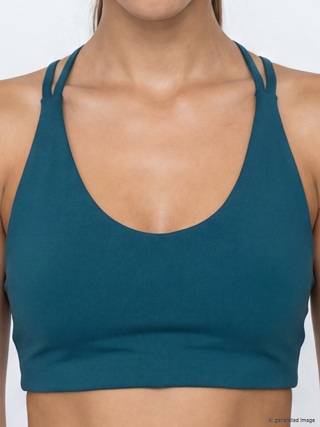 Woman Petrol Sports Bra & Sports Bustier-2