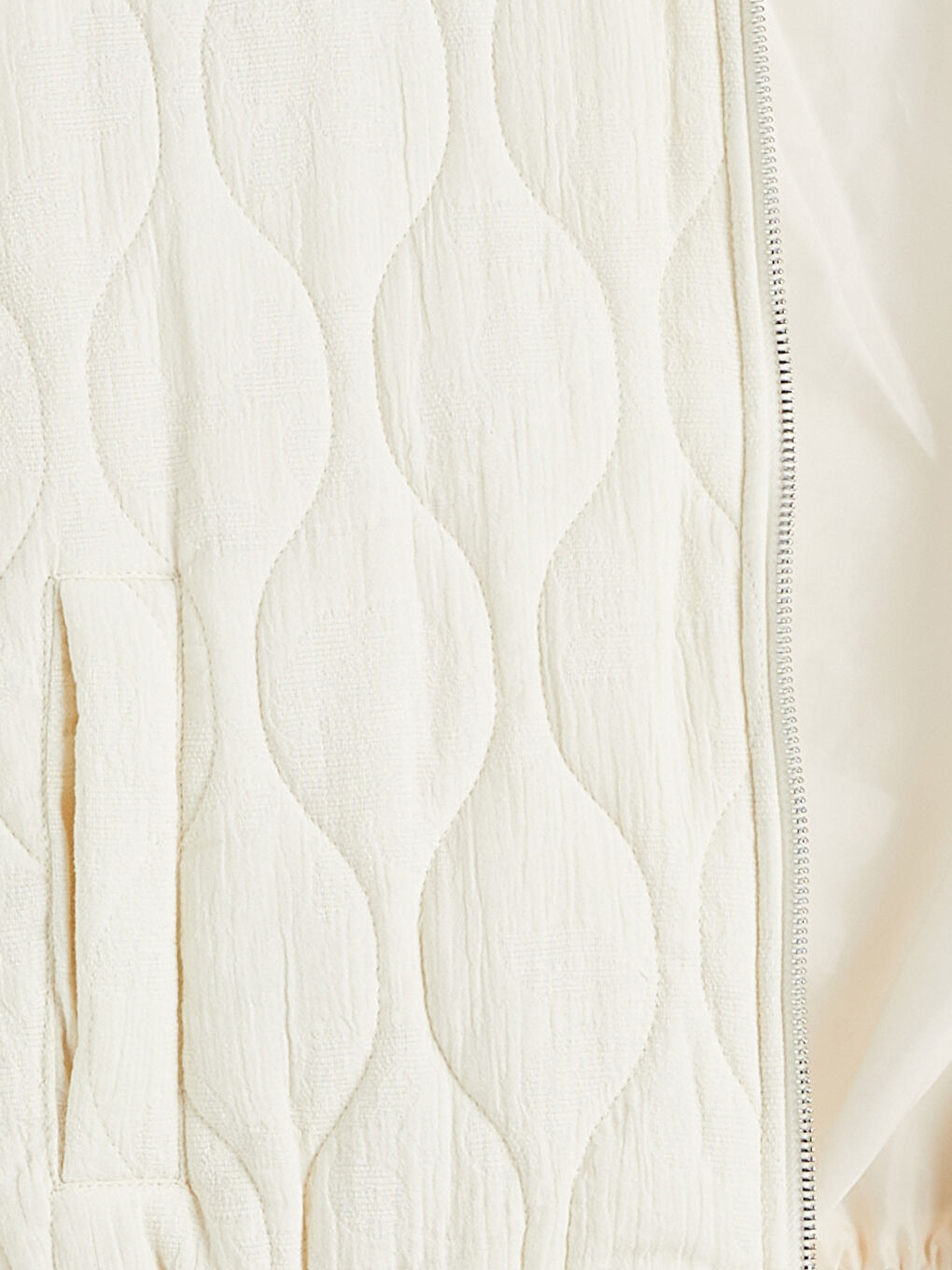 Baseball Collar Quilted Oversize Women's Jacket-6