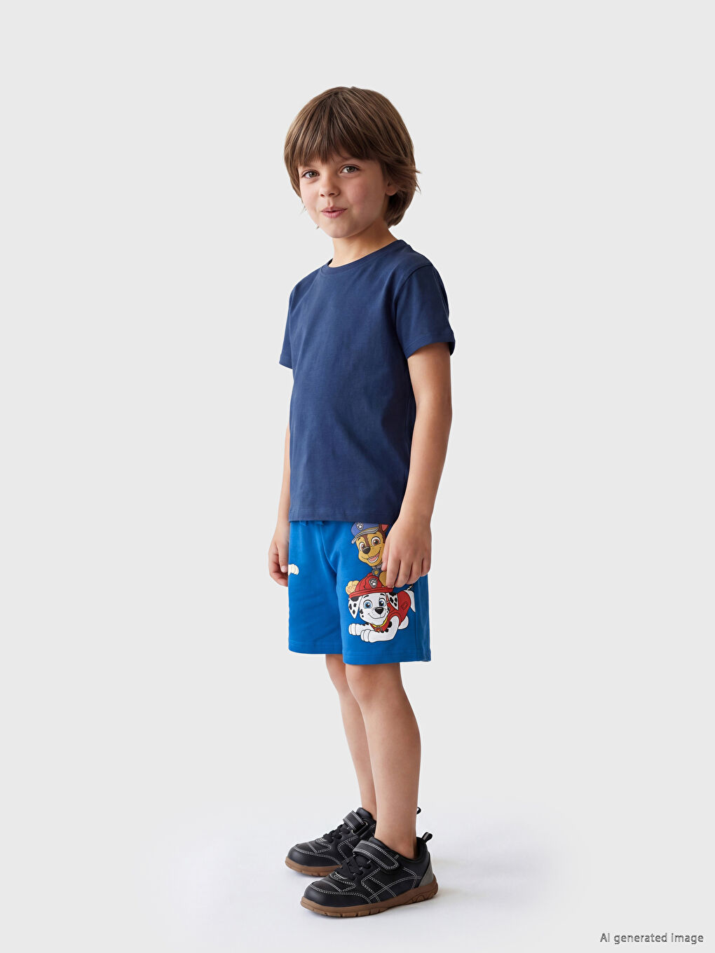 Paw Patrol Print Shorts for Boys-1