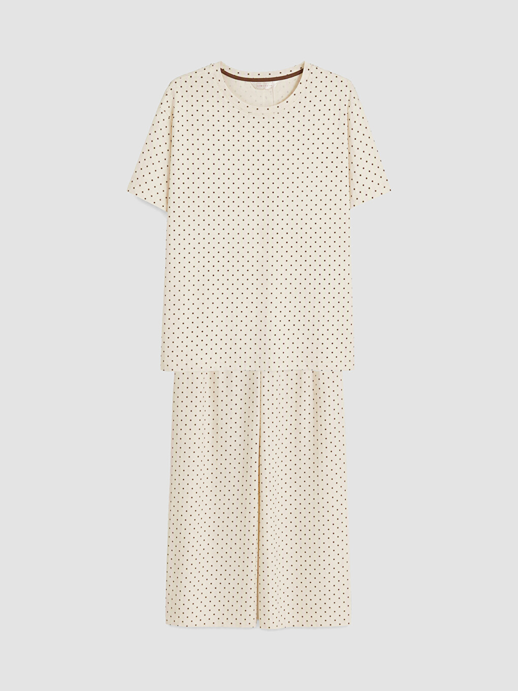 Polka Dot Women's Capri Pyjamas Set-4