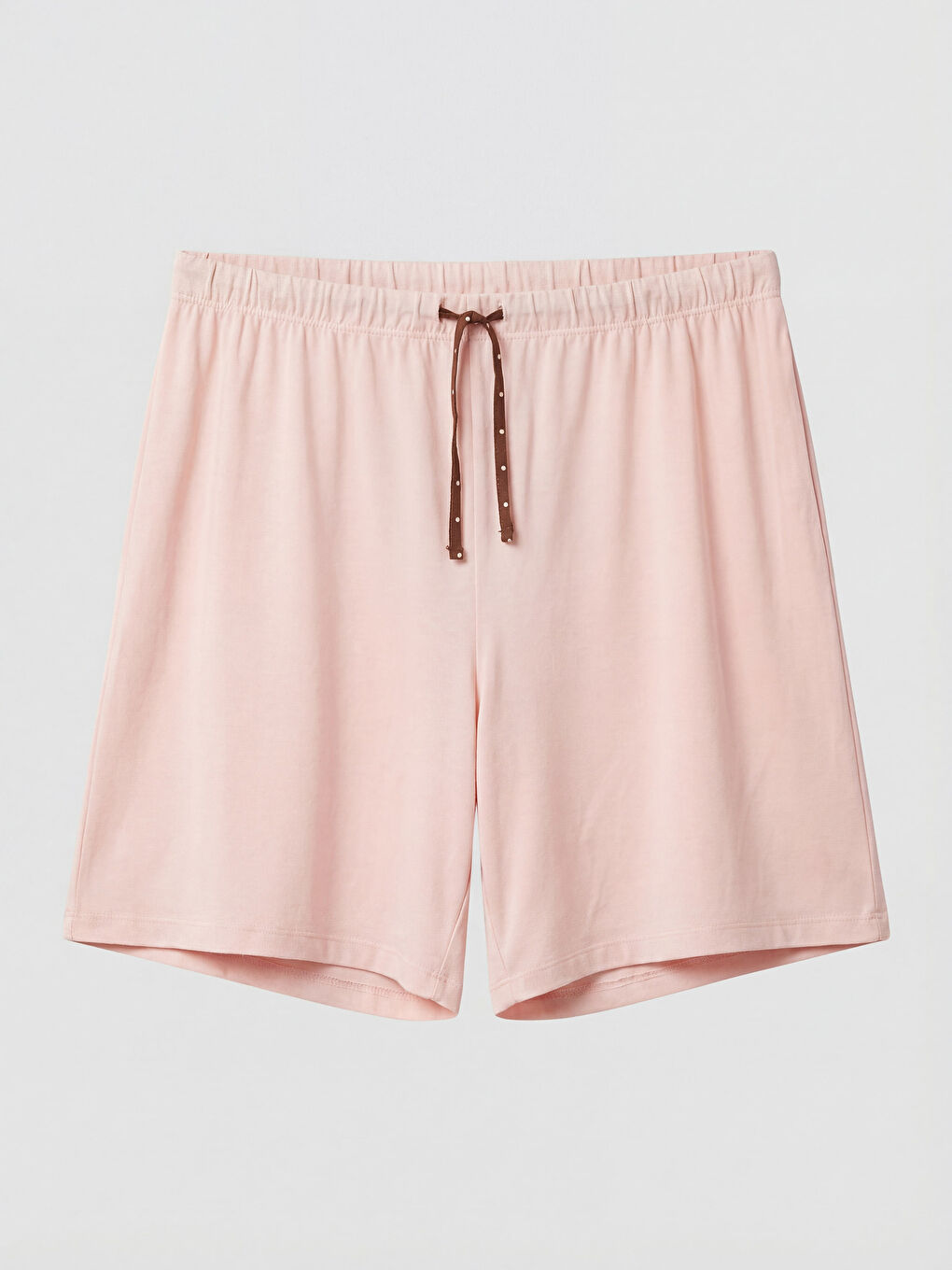 Kahverengi Kadın Şort Pijama Altı 2'li-3