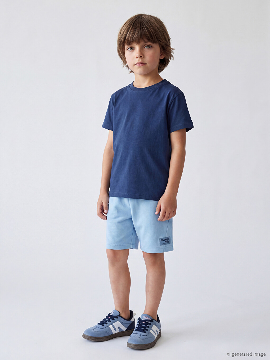 Mavi Regular Fit Erkek Çocuk Şort