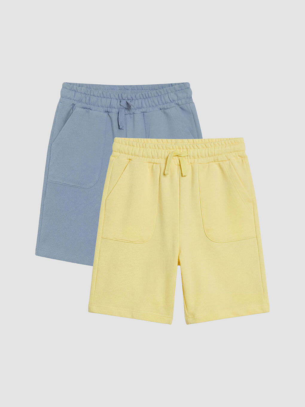 Sarı Erkek Çocuk 2'li Şort