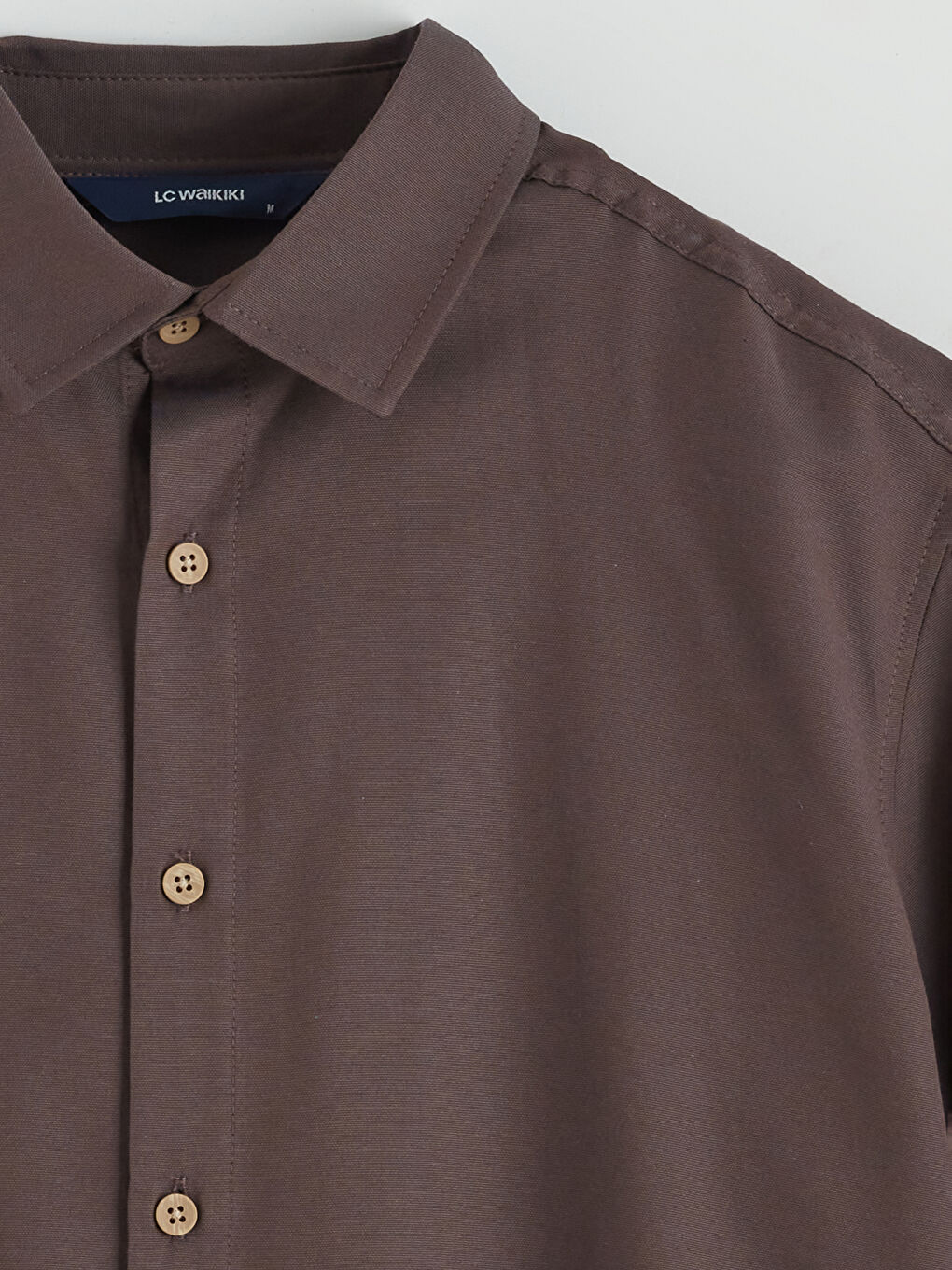 Antrasit Regular Fit Oxford Erkek Gömlek-5