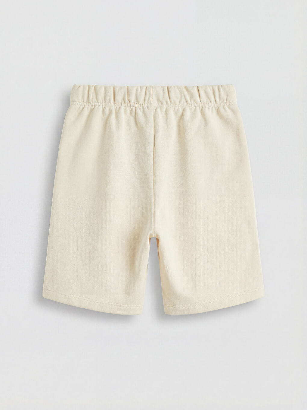 Bej Beli Bağlamalı Erkek Çocuk Şort 2'li-2