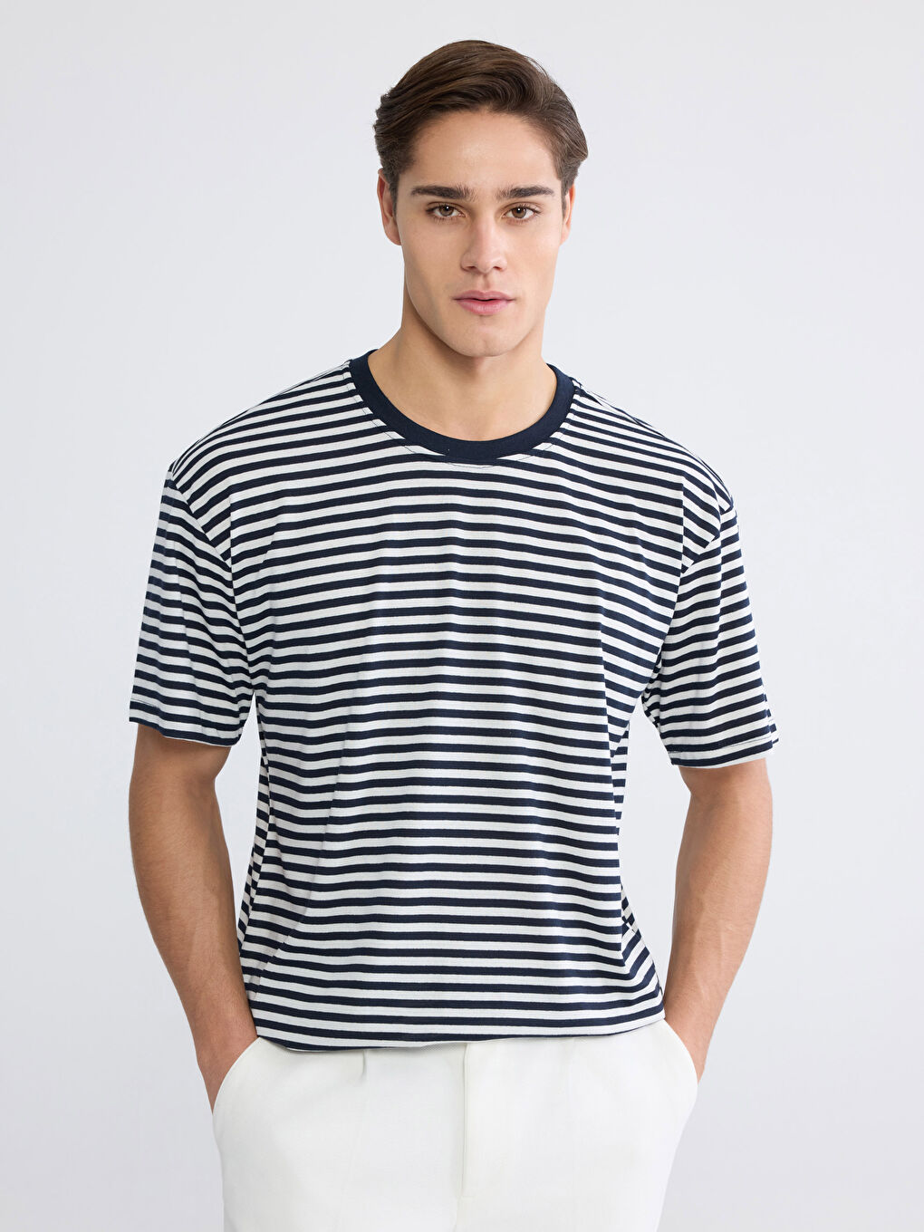 Man NAVY T-Shirt