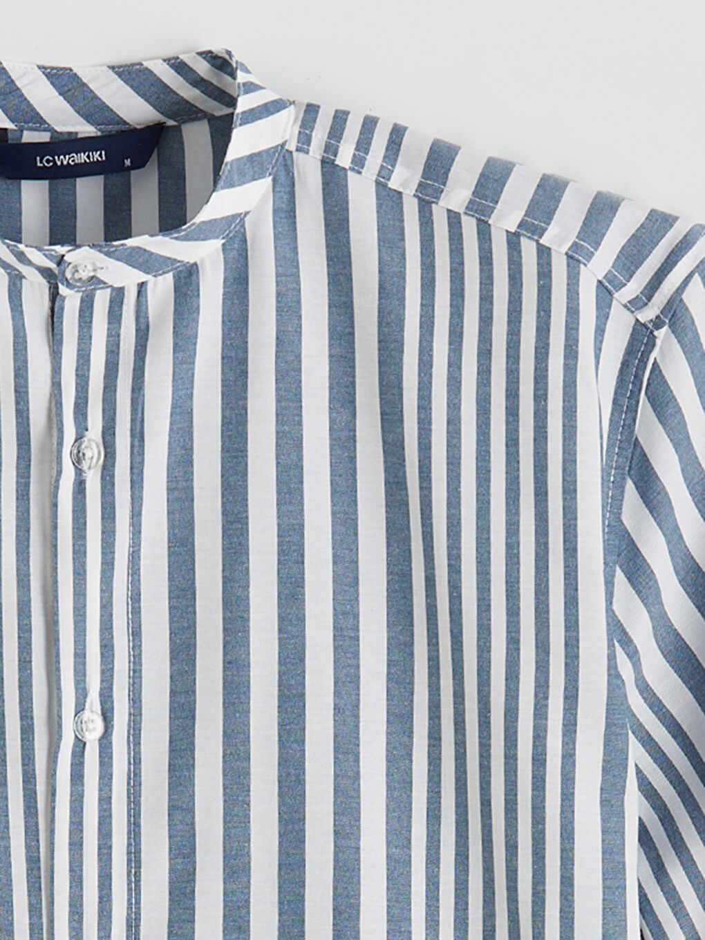 İndigo Regular Fit Çizgili Erkek Gömlek-5