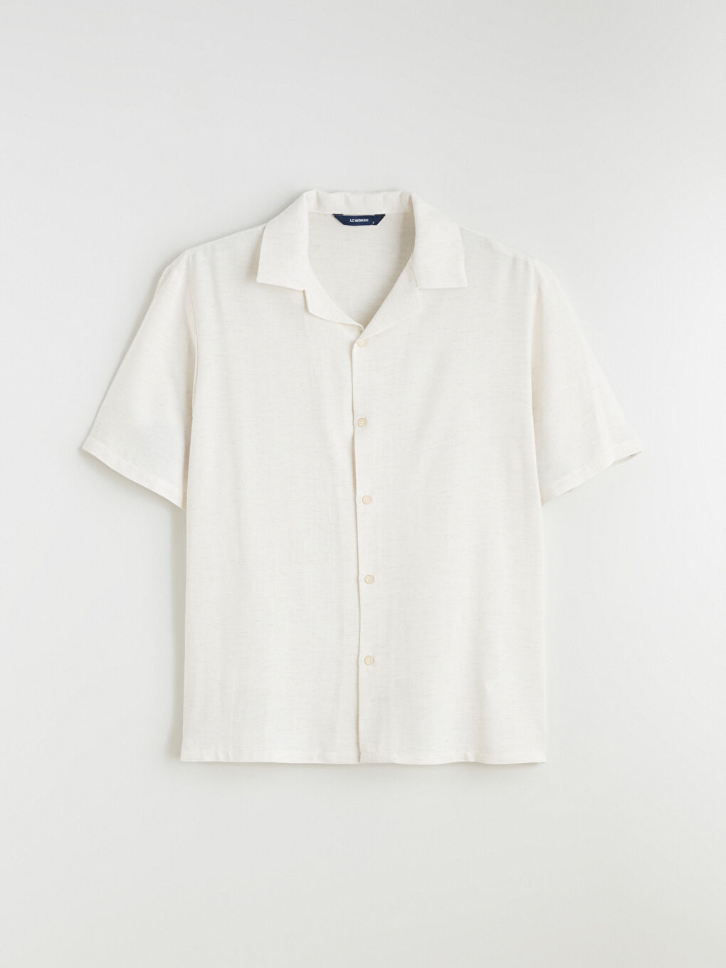 Bej Regular Fit Poplin Erkek Gömlek-4