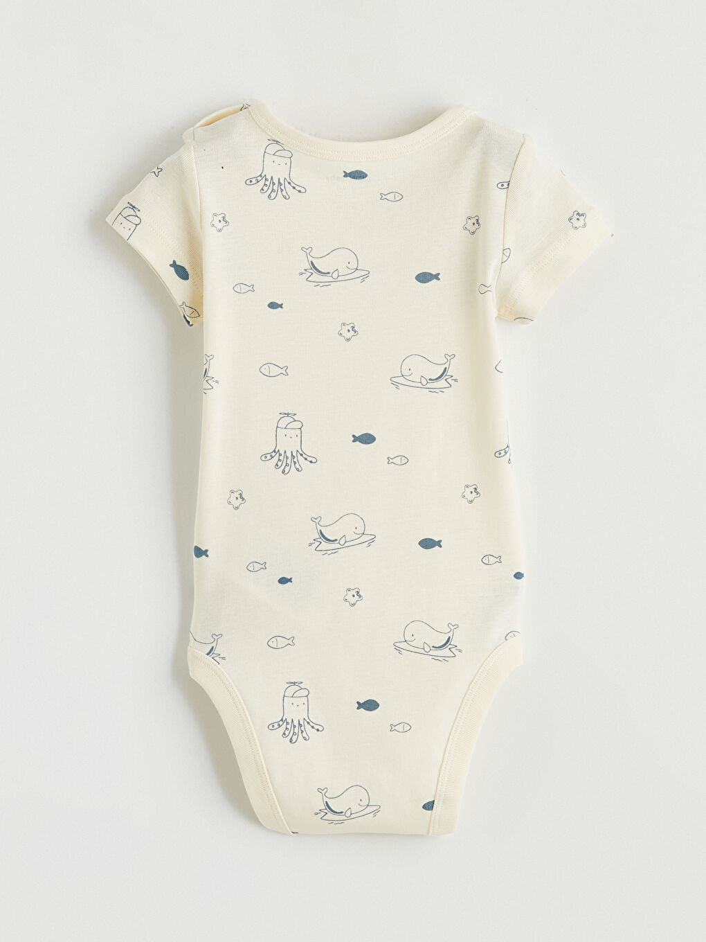 Baby Boy ECRU Bodysuit-3