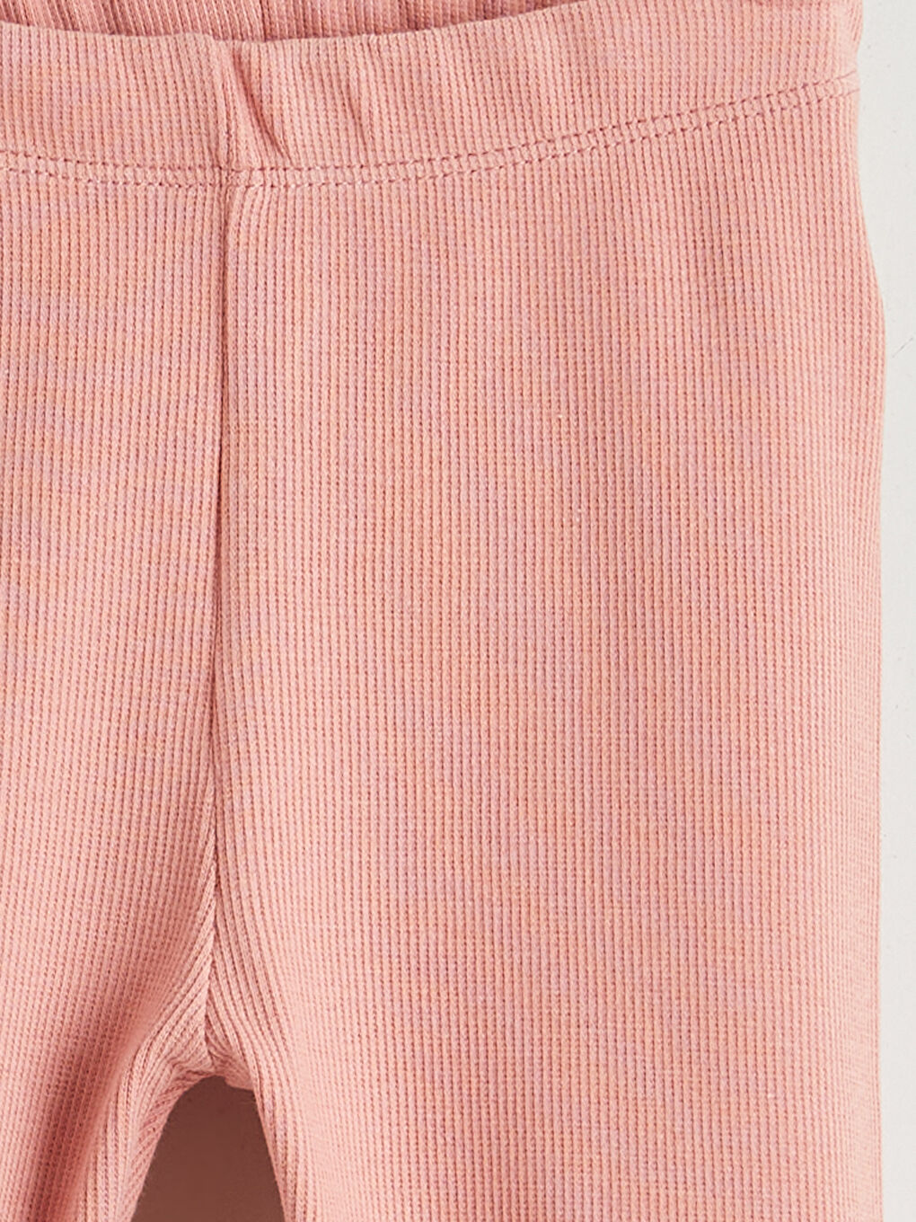 Pembe Beli Lastikli Fitilli Kız Çocuk Şort Tayt-2
