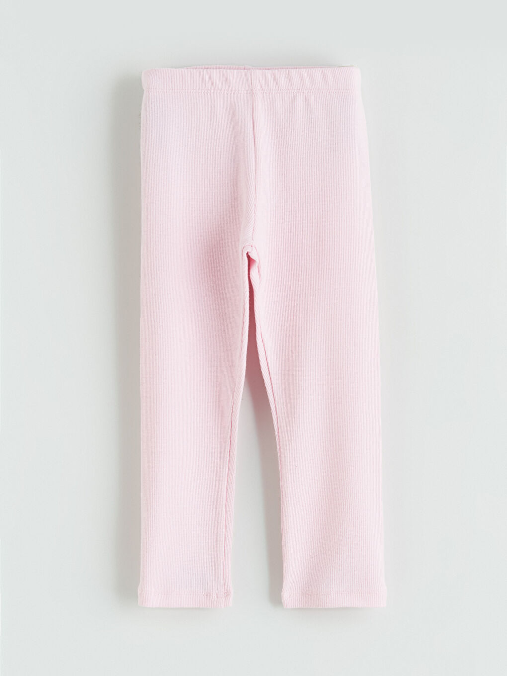 Pembe Beli Lastikli Fitilli Kız Çocuk Tayt