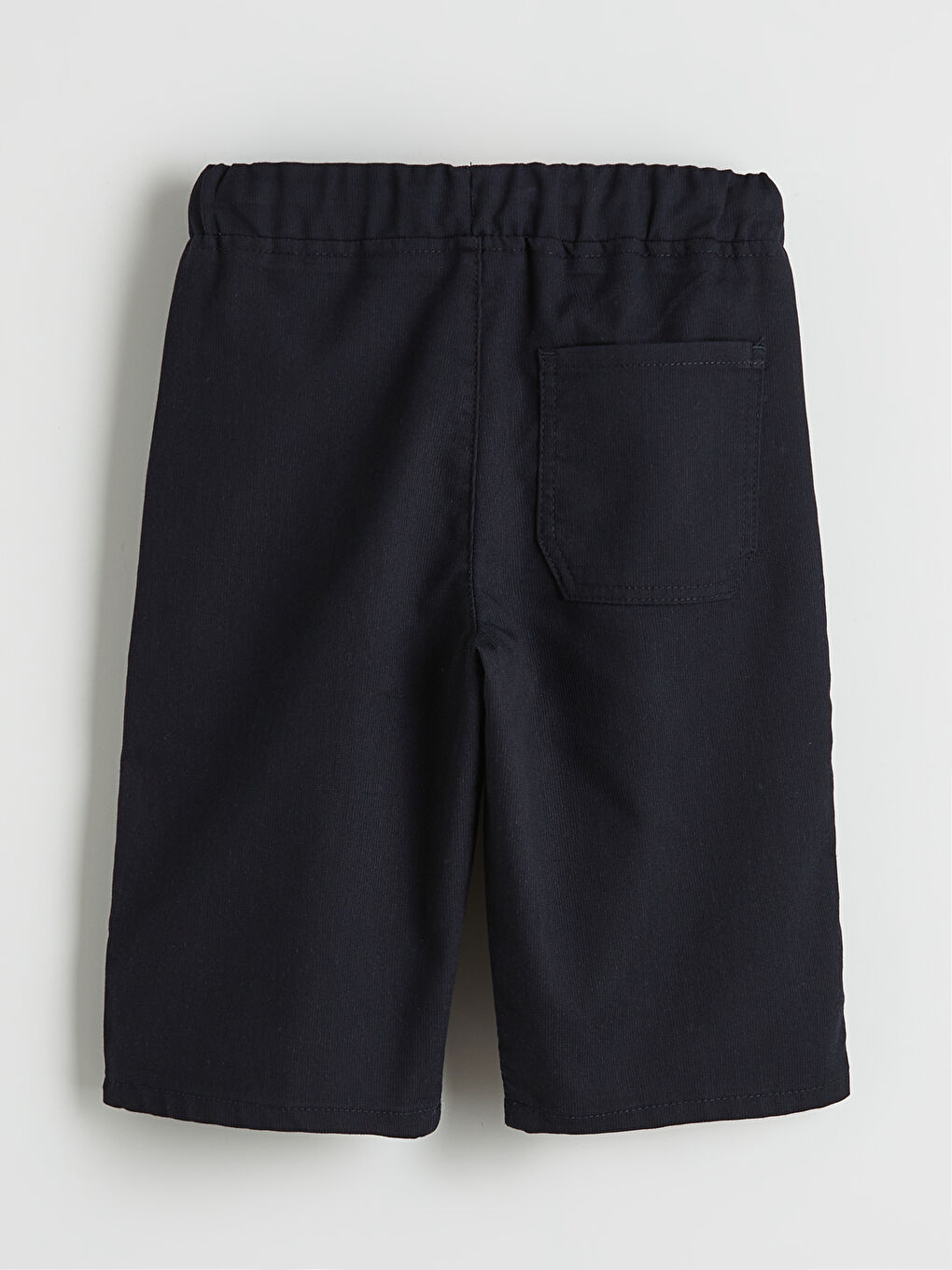 Lacivert Beli Lastikli Erkek Çocuk Şort-1