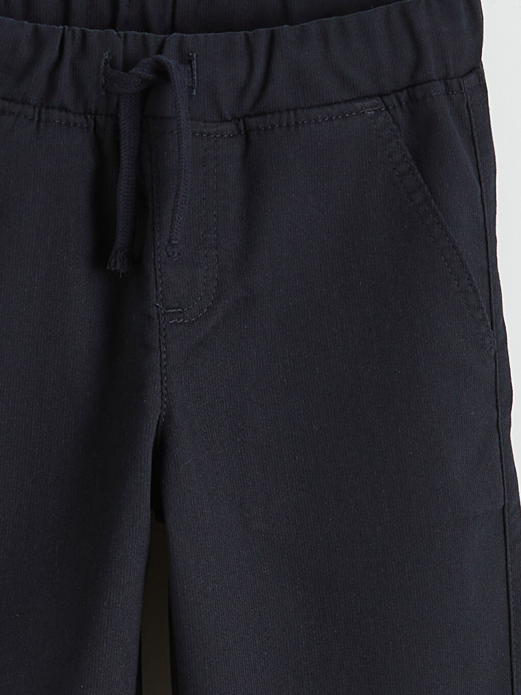 Lacivert Beli Lastikli Erkek Çocuk Şort-2