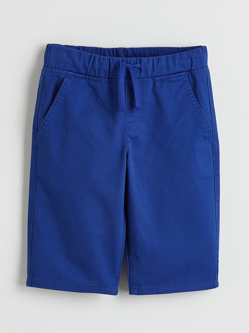 Mavi Beli Lastikli Erkek Çocuk Şort