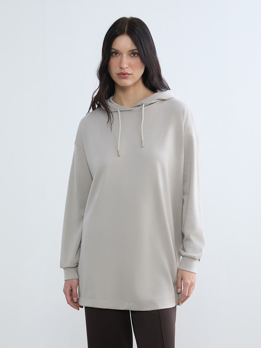 Woman GREY Sweatshirt Tunic