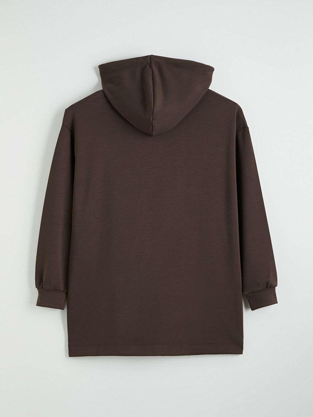 Kapüşonlu Oversize Kadın Sweatshirt Tunik-6