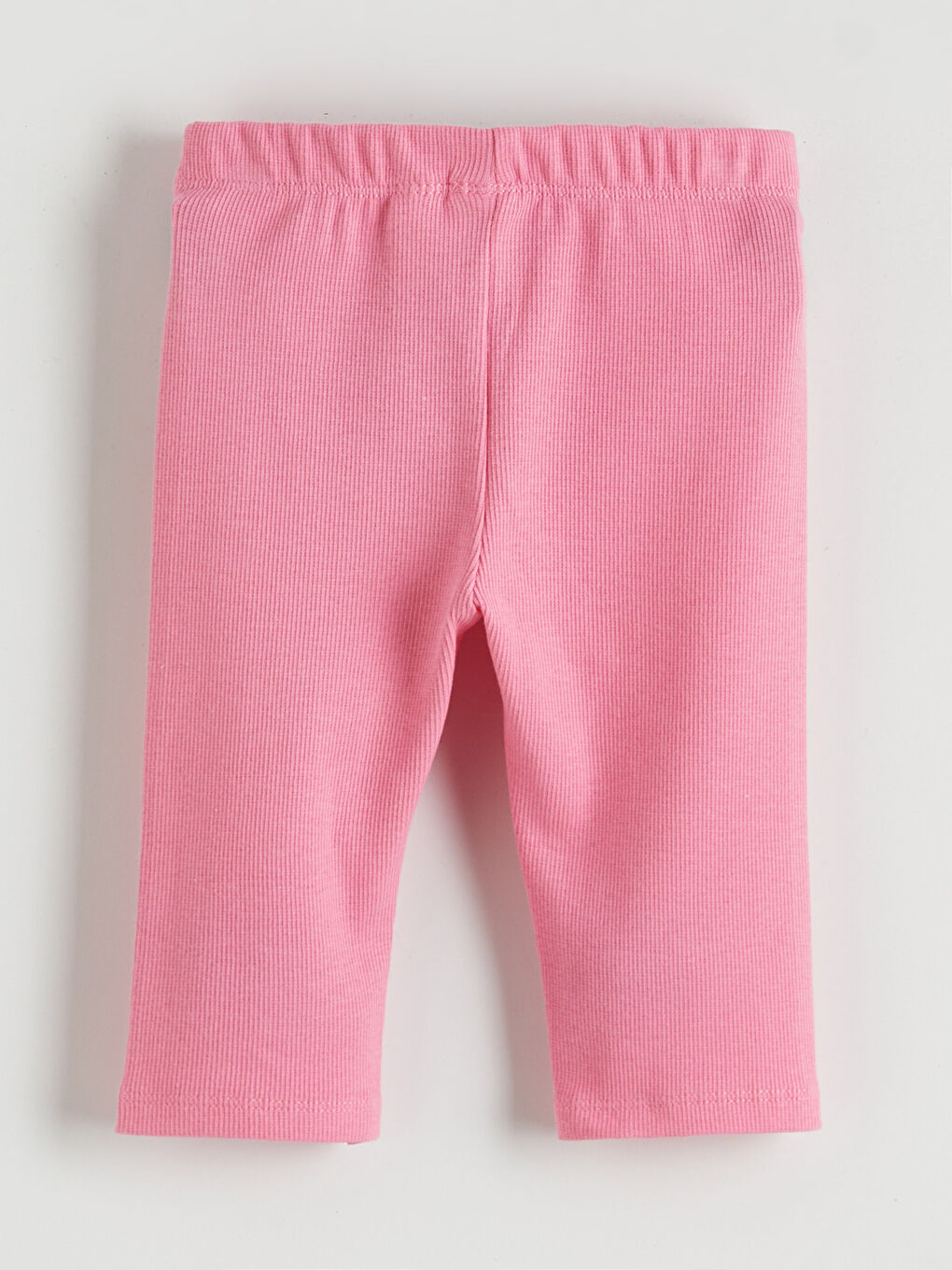 Pembe Çiçek Baskılı Kız Çocuk Tayt-1