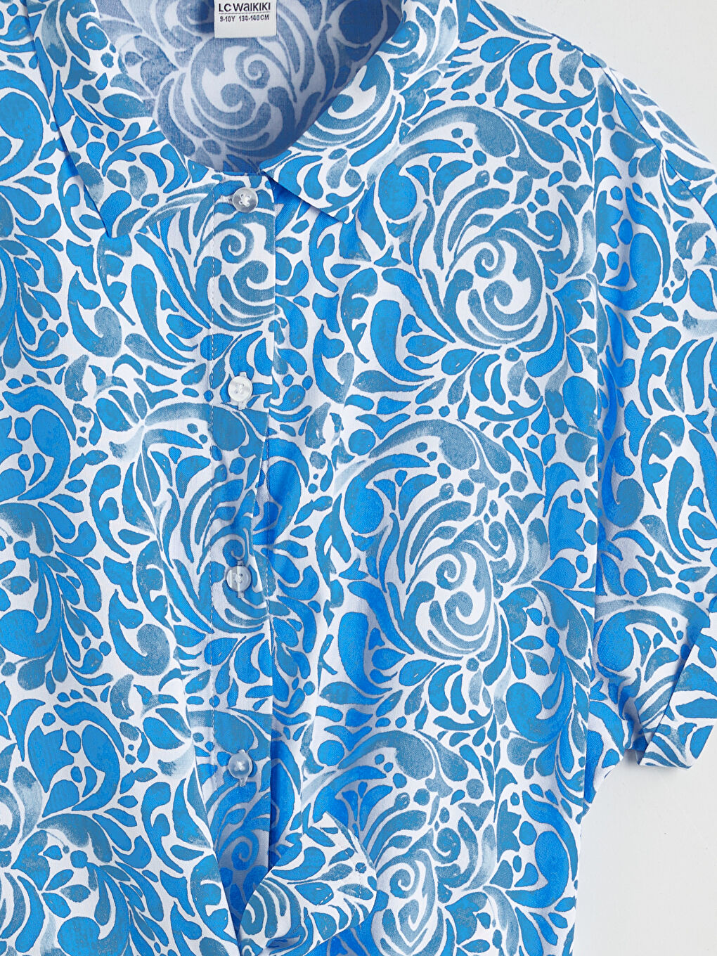 Patterned Girls' Shirt-2