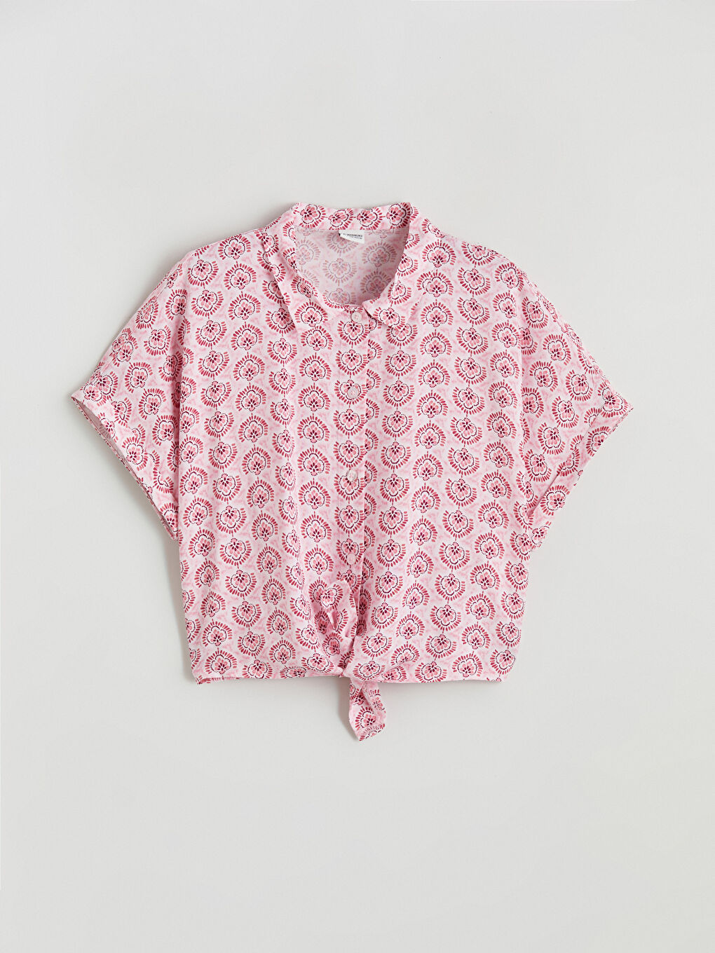Chemise à motifs pour fille