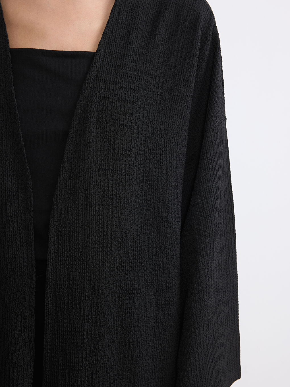 Ženski kardigan sa 3/4 rukavima-2