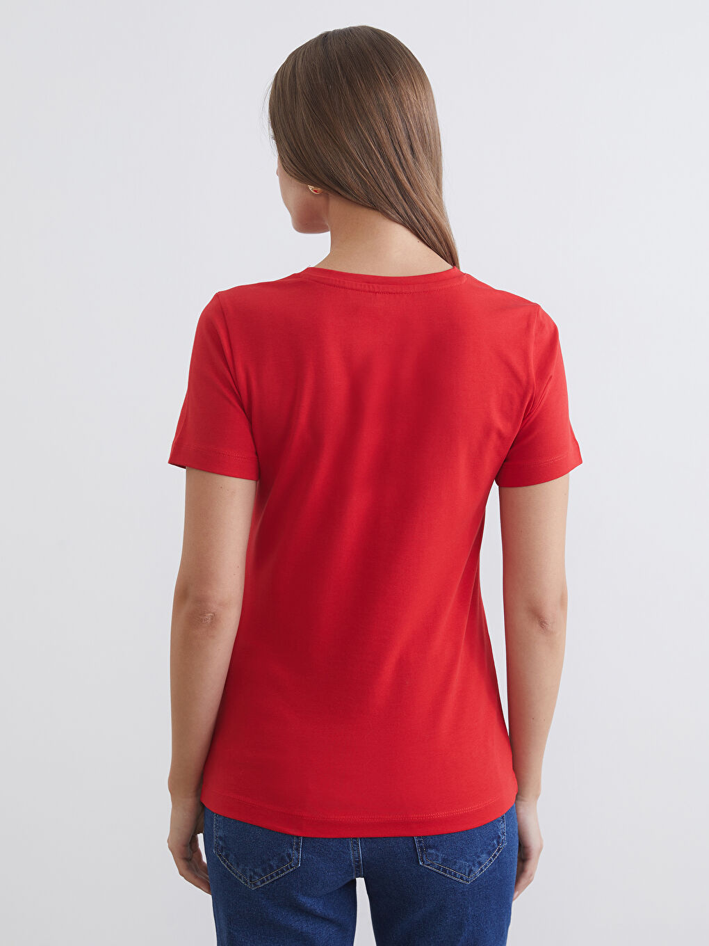 Woman RED T-Shirt-3