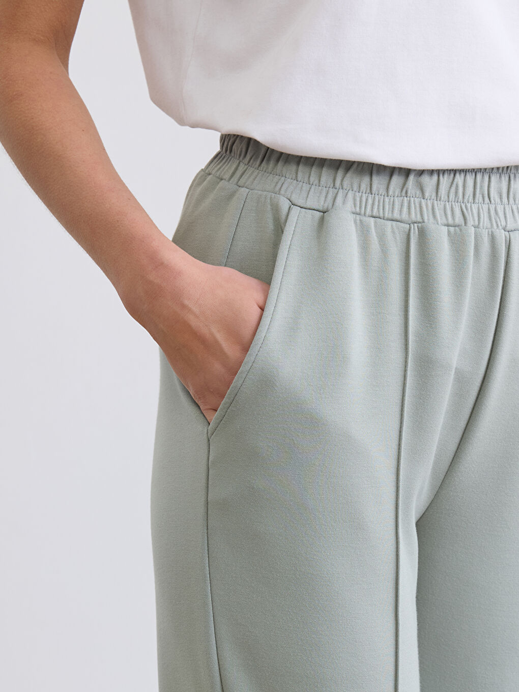 Elasticated Waist Women's Sweatpants-2