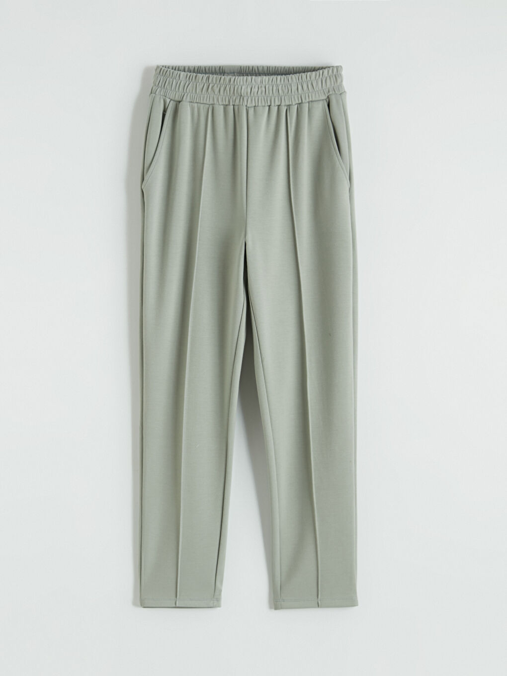 Yeşil Beli Lastikli Kadın Eşofman Altı