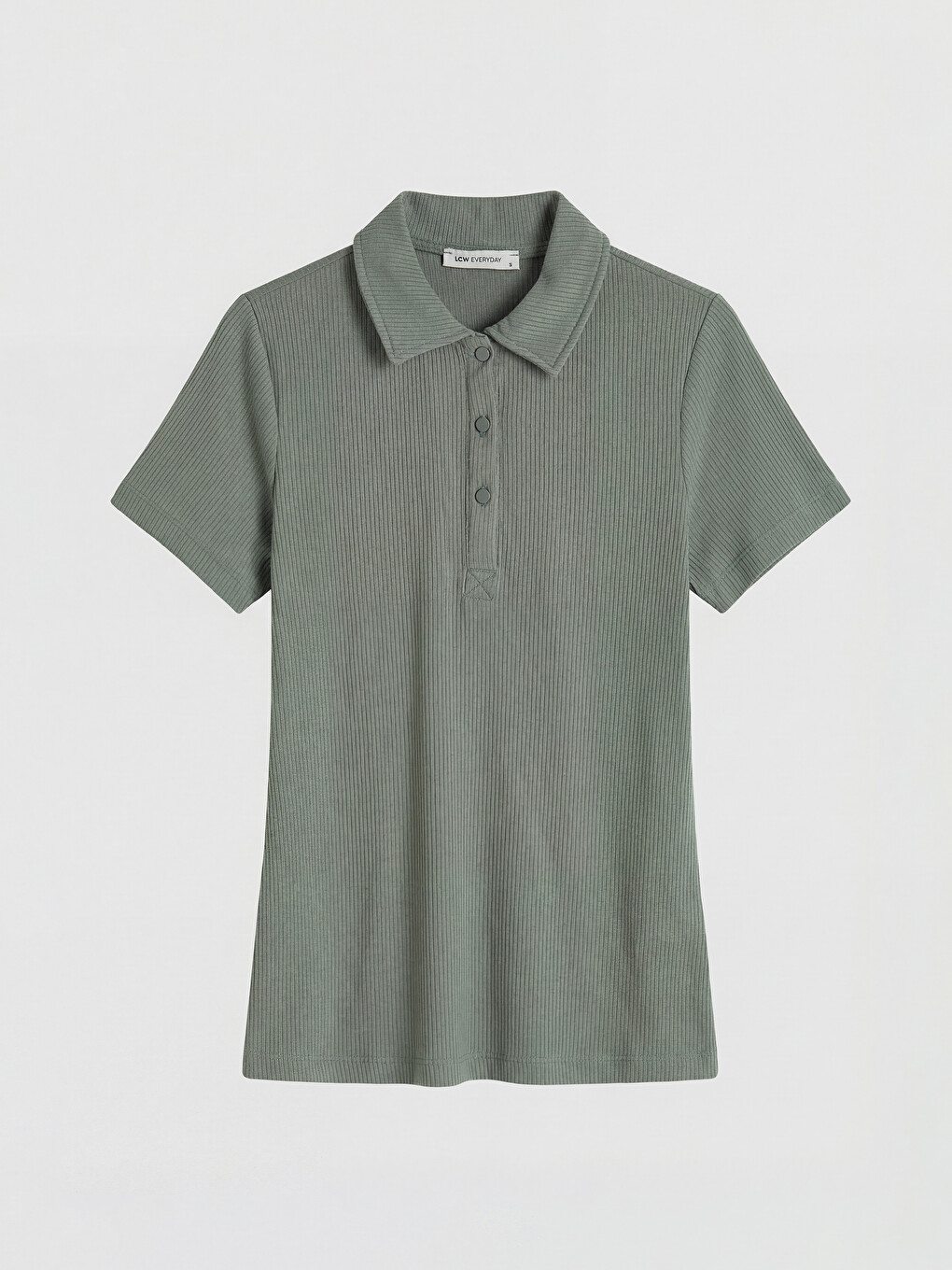 Polo Collar Women's T-shirt-3