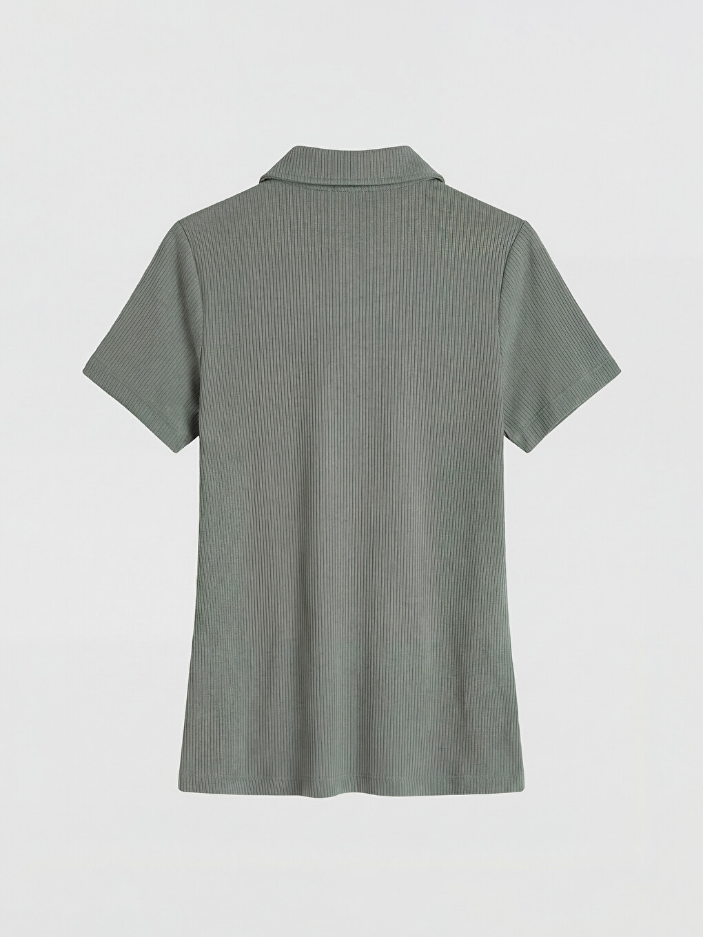 Polo Collar Women's T-shirt-4